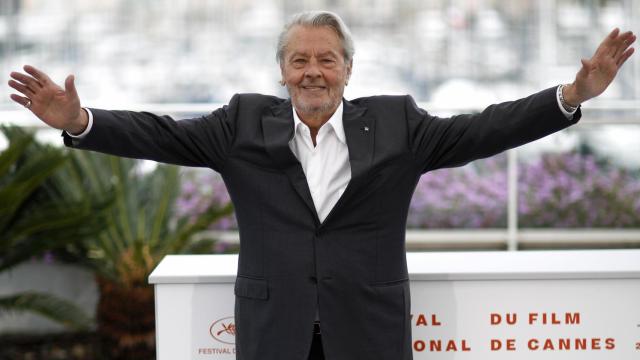 Alain Delon, en el Festival de Cannes.