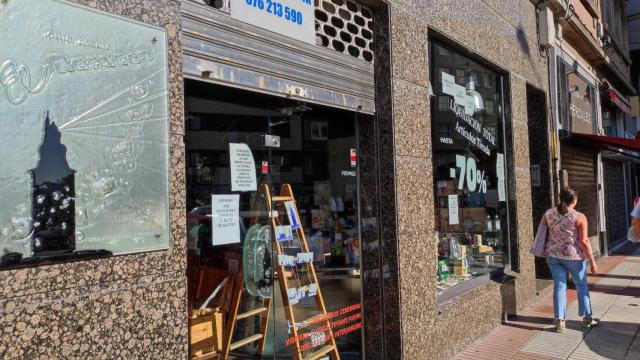 Cristalería El Reflejo en la calle de la Torre, en A Coruña