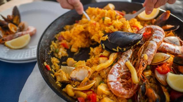 Paella de marisco