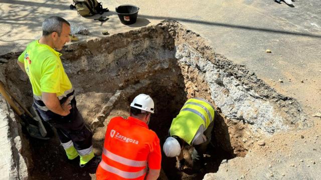 Trabajos ejecutados en el Coso y la plaza de San Miguel