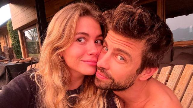 Gerard Piqué y Clara Chía en una fotografía de sus redes sociales.