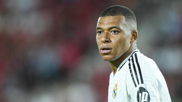 Kylian Mbappé, con el Real Madrid