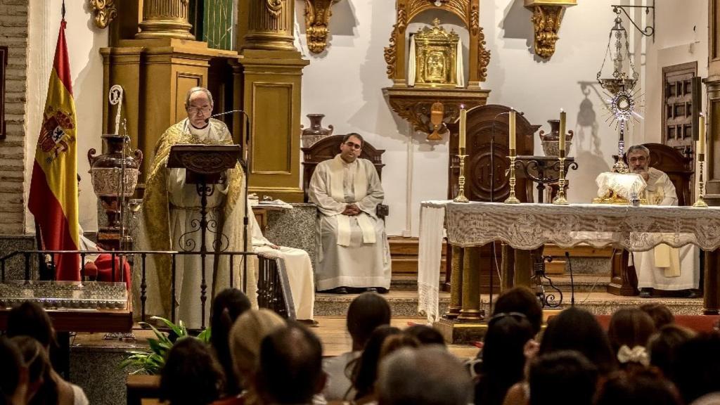 Vigilia de oración por Mateo. Foto: Parroquia de San Esteban de Mocejón.