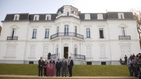 Palacio de Ayete durante un acto oficial.