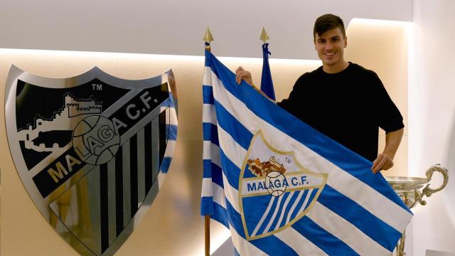 El delantero Sergio Castel, quinto fichaje del Málaga CF