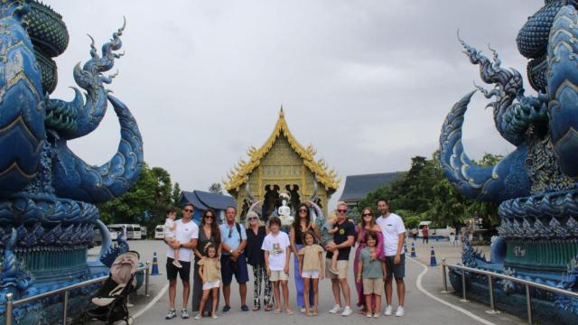 Familia De la Osa-Martínez en Tailandia de vacaciones