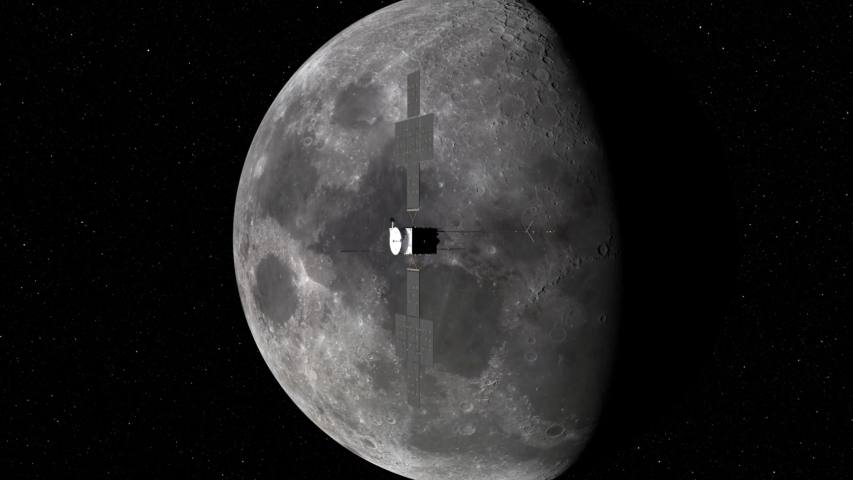 La sonda Juice pasa a 750 km de la Luna