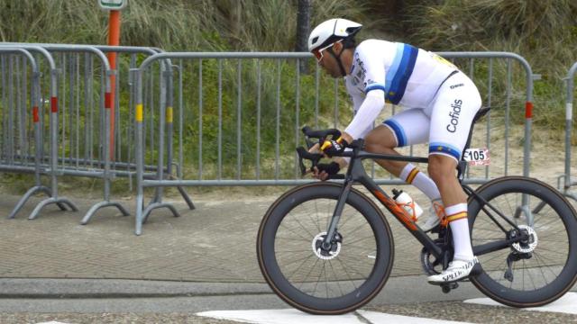 Damián Ramos, durante una competición