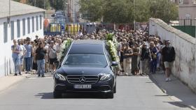 La comitiva fúnebre llegando al cementerio de Mocejón.