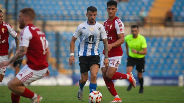 El último partido del Hércules de pretemporada ante el Real Murcia.