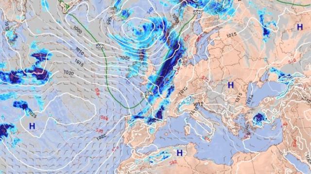 El modelo de predicción de Europa.