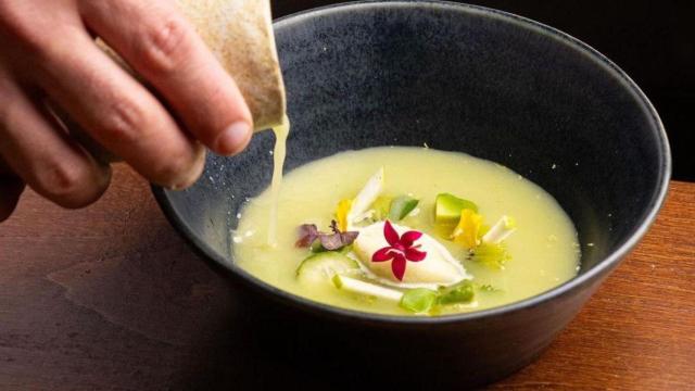 Uno de los platos del menú degustación del restaurante El Retiro.