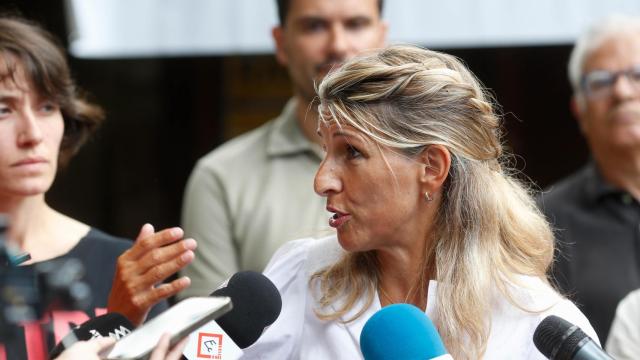 Carlos Castro, vicepresidenta segunda y ministra de Trabajo, Yolanda Díaz.