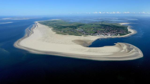 Isla de Borkum, en territorio alemán del Mar del Norte