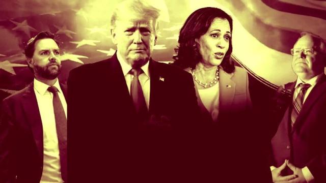 Donal Trump y Kamala Harris