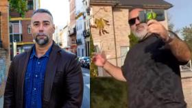 El líder de FACUA, Rubén Sánchez (i), y el youtuber Raúl Alfonso Paredes (d).