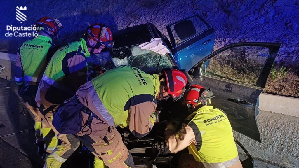 Imágenes del accidente en el que han fallecido dos personas