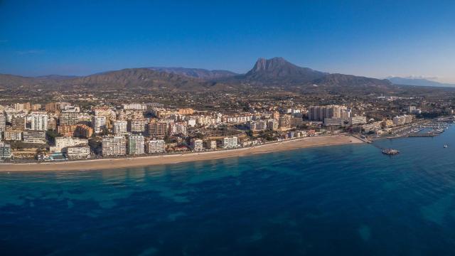 Vista del litoral de La Vila Joiosa.