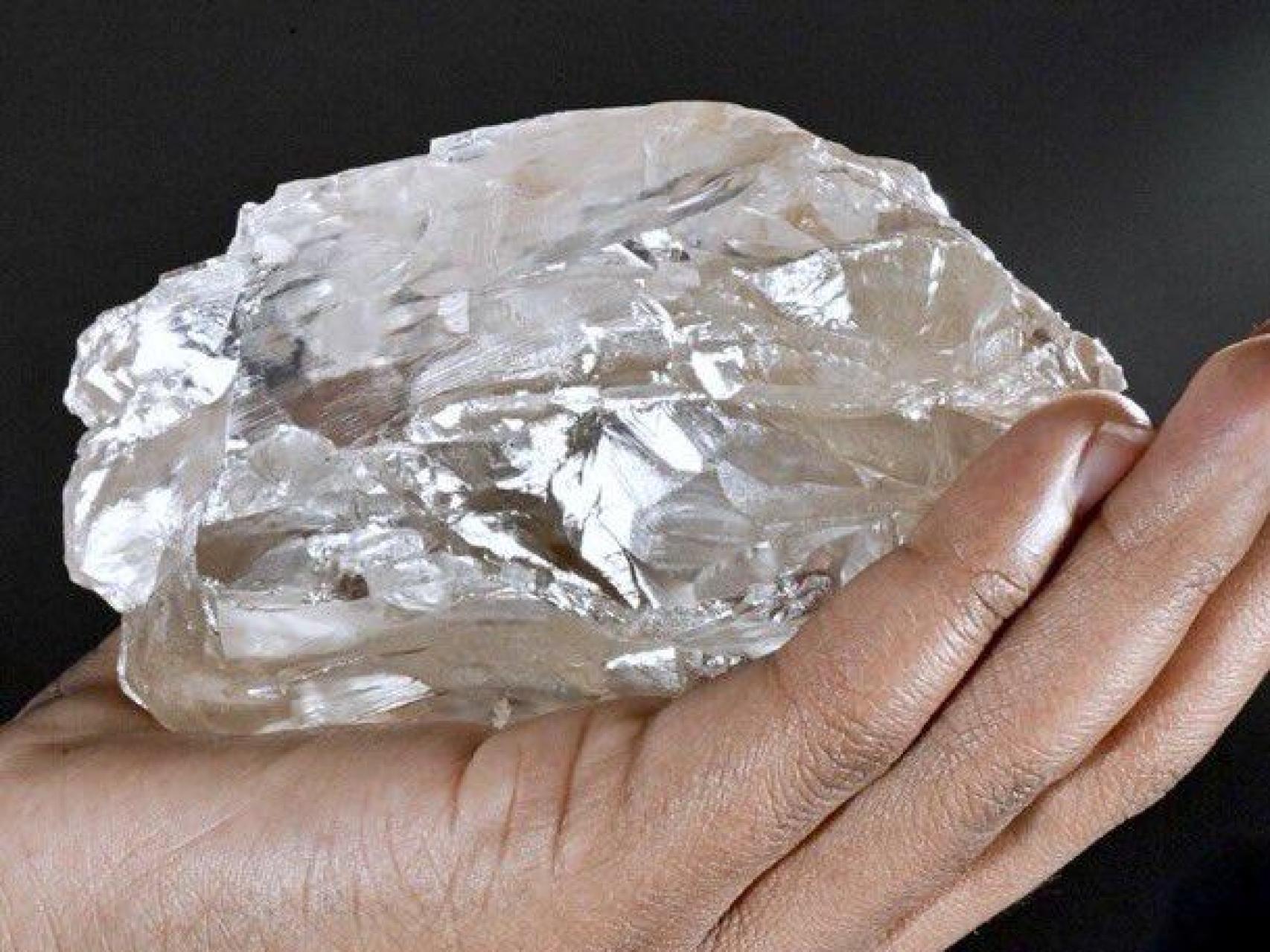 The second largest diamond in history, weighing 2,492 carats, was found in a mine in Botswana