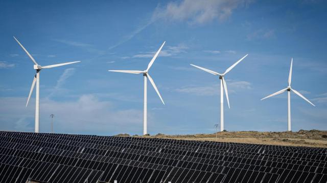 Parque híbrido solar y eólico de EDP