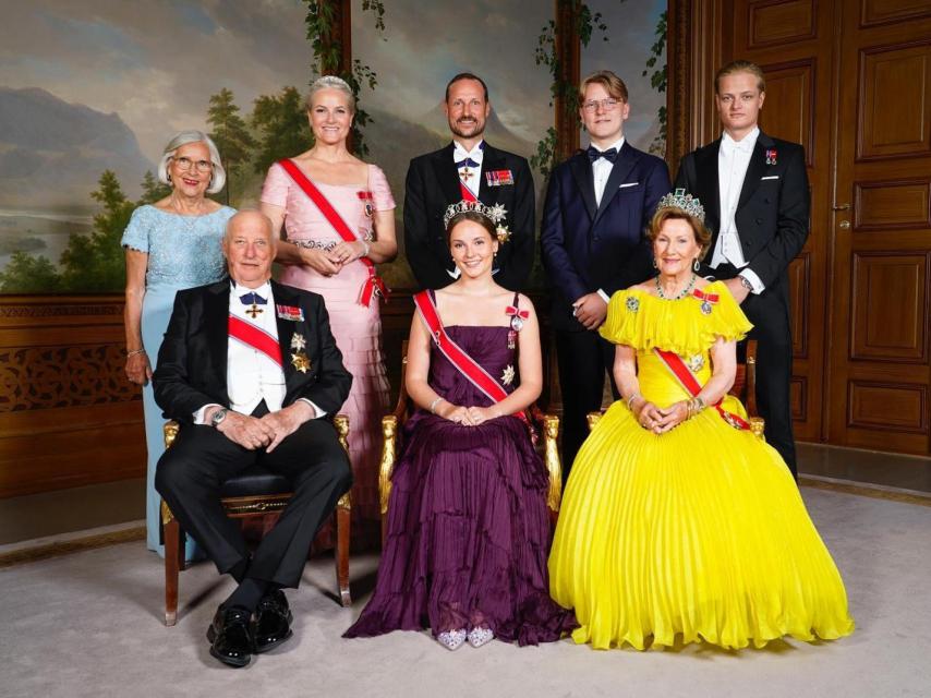 La Familia Real de Noruega, en el cumpleaños de la princesa Ingrid Alexandra.