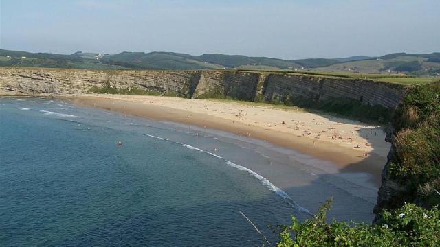 Playa de Langre en Cantabria.