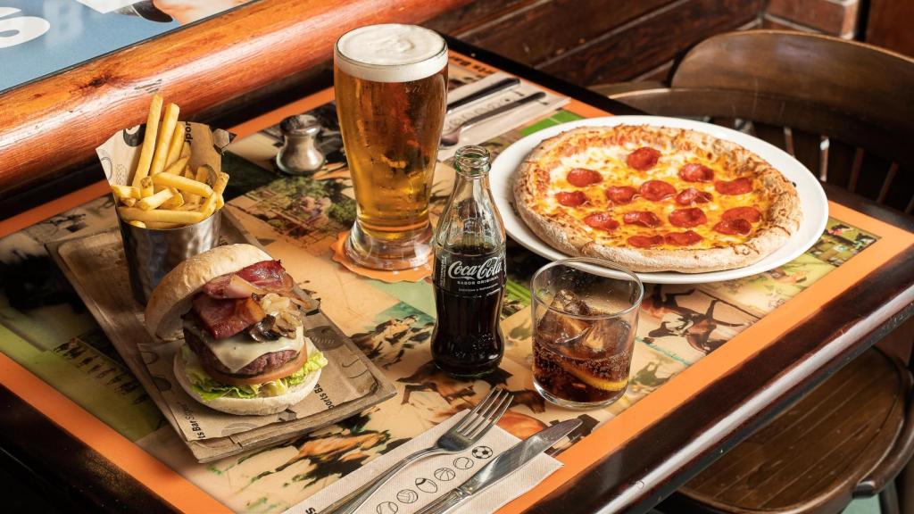 Las pizzas de Sports Bar Sitges.