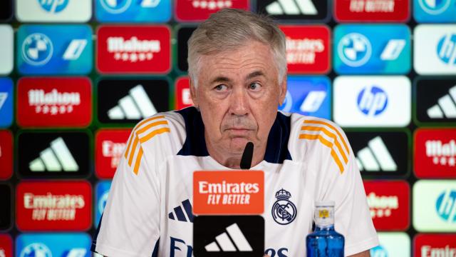 Carlo Ancelotti, en rueda de prensa