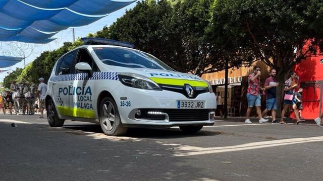 Un vehículo de la Policía Local de Málaga.