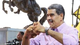 Nicolás Maduro, en un acto público este viernes