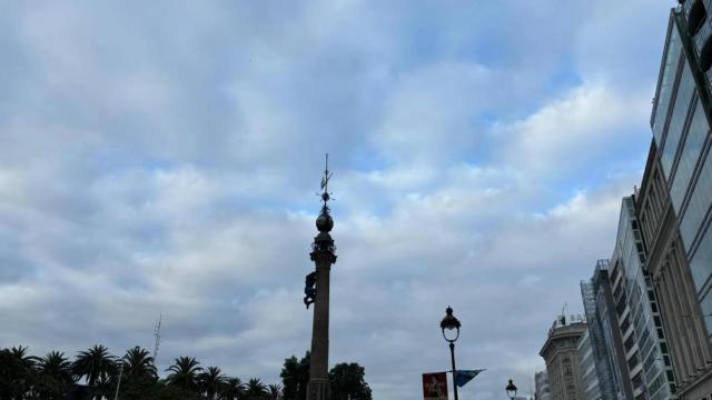 Día nublado en A Coruña.