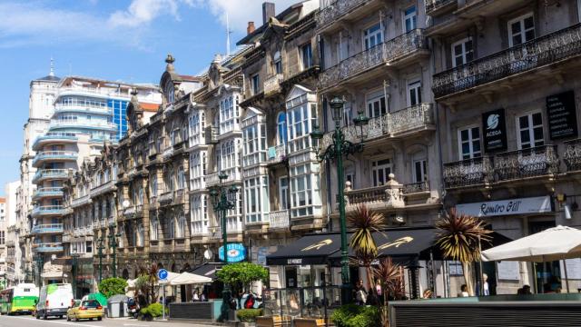 Calle Urzaiz de Vigo.