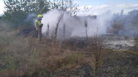 Actuación de los Bomberos de Ponferrada