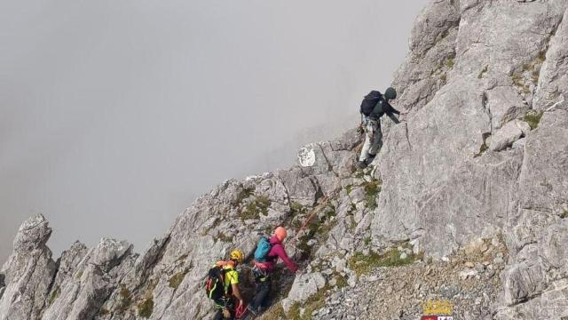 Rescate en Peña Ubiña, San Emiliano