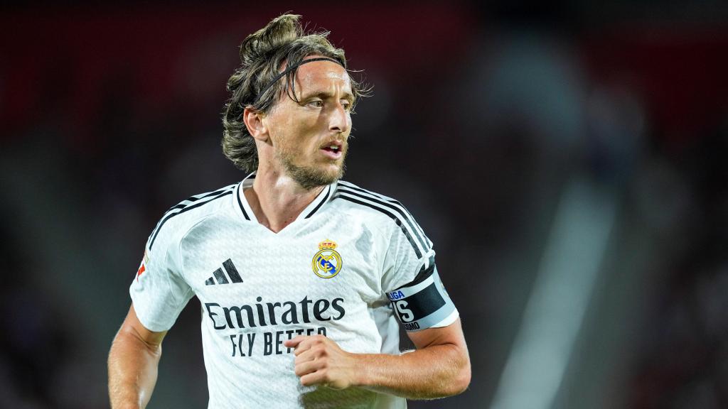 Luka Modric, con el Real Madrid en la temporada 2024/25