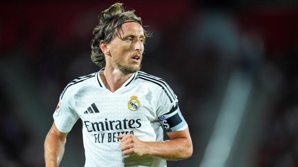 Luka Modric, con el Real Madrid en la temporada 2024/25