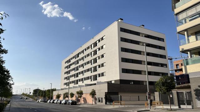 Bloque situado en el número 115 de la Avenida Miguel Delibes, en El Cañaveral.