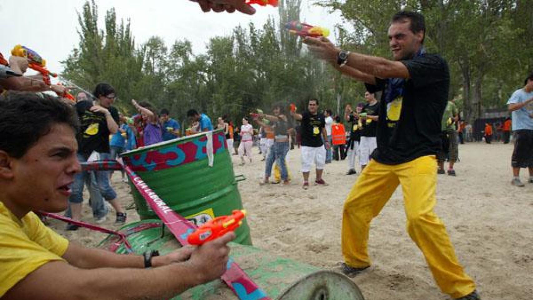 Diversión en Moreras durante las fiestas de Valladolid