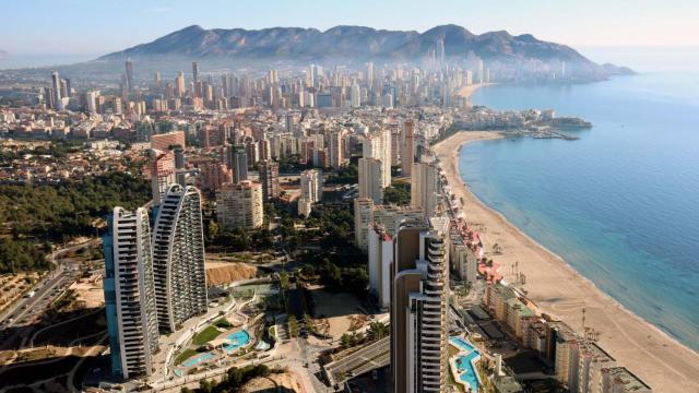 La ciudad de Benidorm.