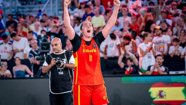 Vega Gimeno, exjugadora de Casademont Zaragoza, campeona de Europa en 3x3