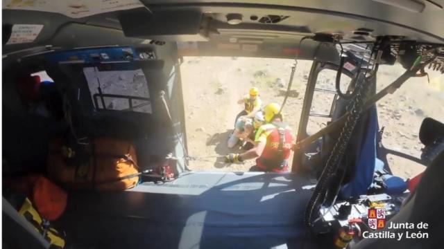 Rescate en la 'Senda de Oso' (Cervera de Pisuerga, Palencia)