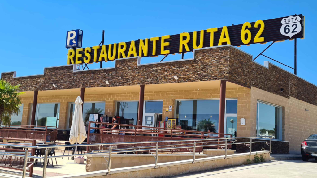 Imagen del restaurante Ruta 62, en el municipio vallisoletano de Tordesillas