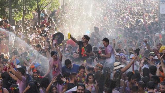 Desfile de peñas de las Fiestas de Valladolid