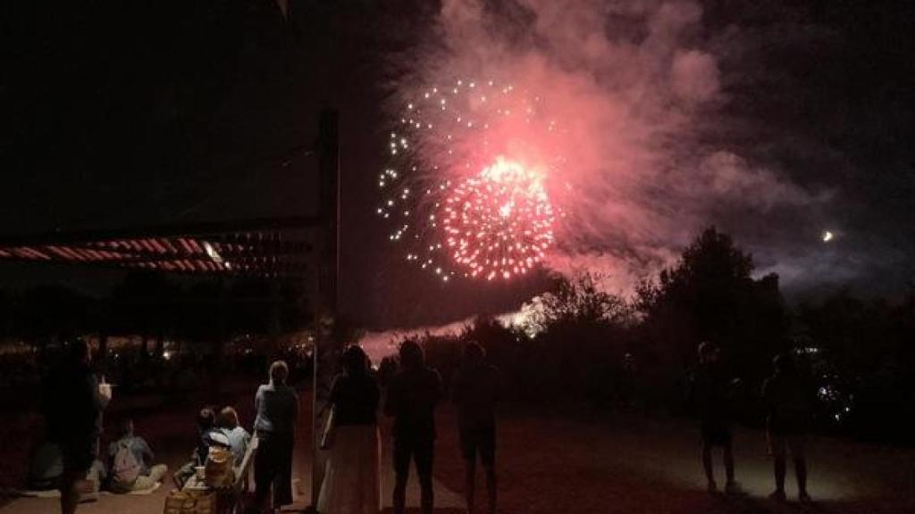 Fuegos artificiales en Valladolid