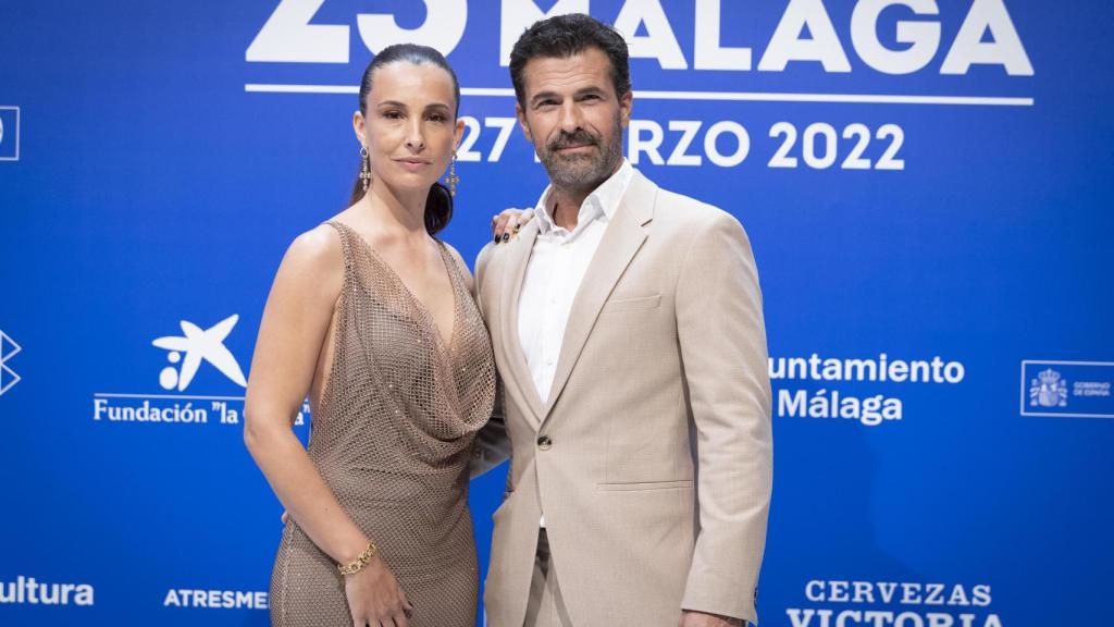 Rodolfo Sancho y Xenia Tostado en el Festival de Málaga 2022.