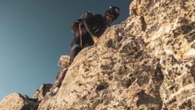 Kilian Jornet en Valais durante su reto Alpes Connections.