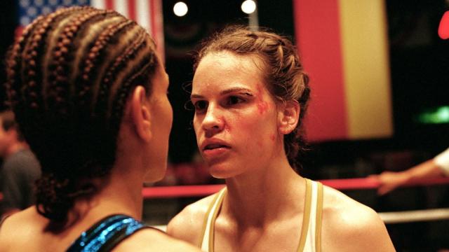 Hillary Swank como Maggie Fitzgerald en 'Million dollar baby'