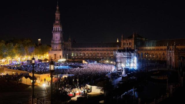 Concierto de Leiva en una de las ediciones del Icónica Sevilla Fest.