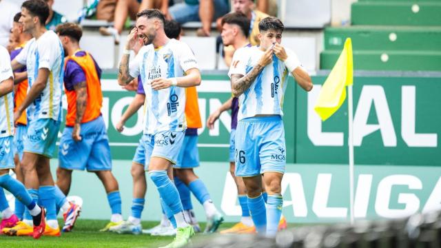 Antoñito Cordero celebra el gol en Ferrol