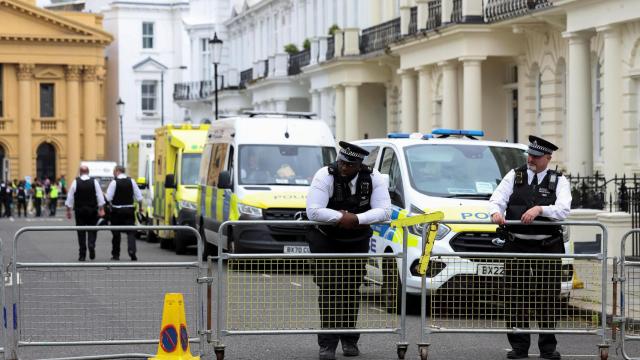 Agentes de de Policía durante el Carnaval de Notting Hill, en Londres.